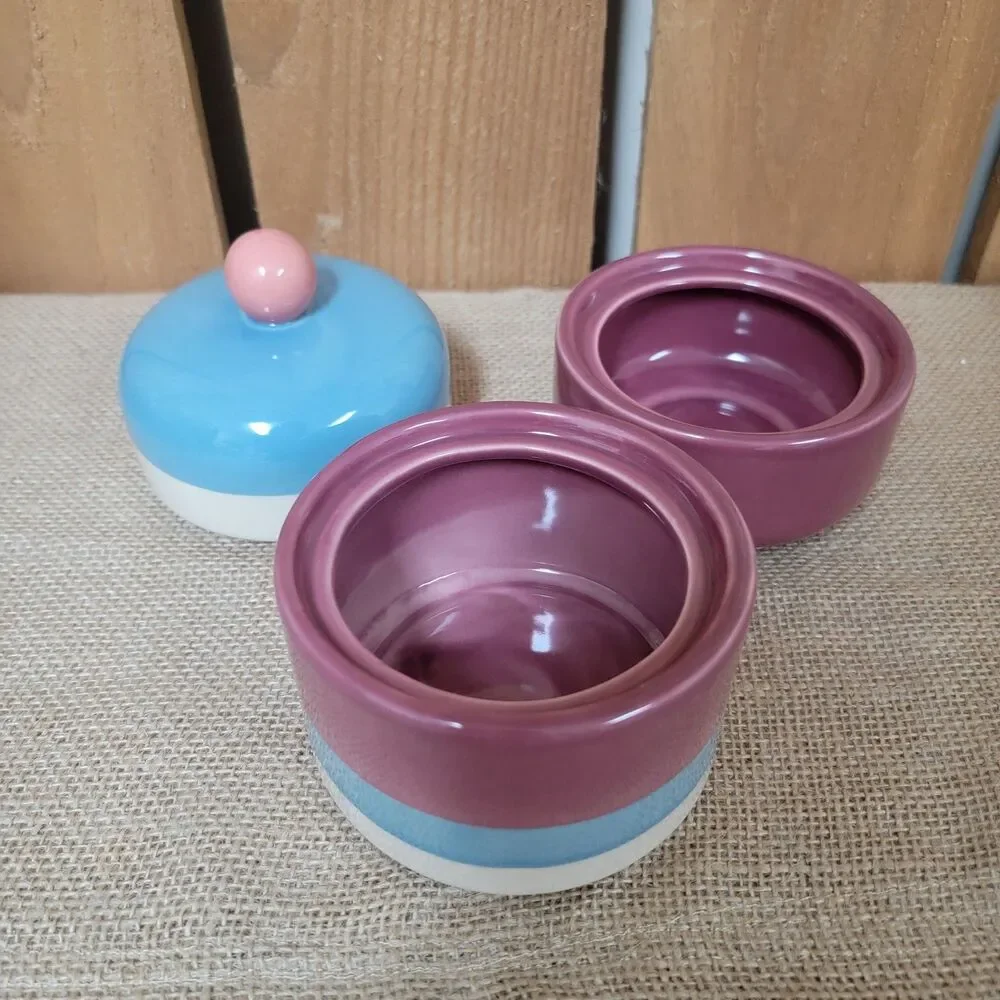 NEW Opalhouse Ceramic Stacking Kitchen or Bathroom Canister Set 8